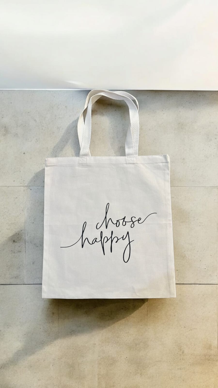 Choose Happy Tote Bag
