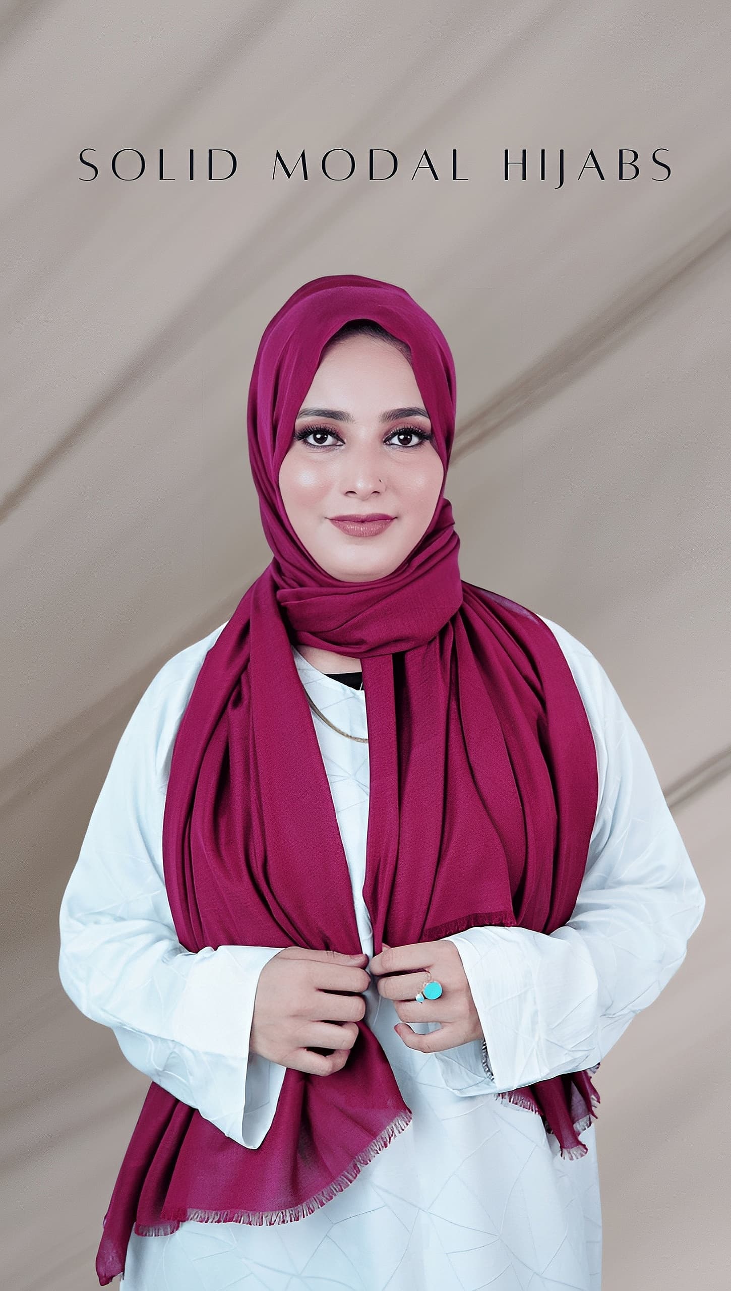 Solid Premium Modal Hijabs