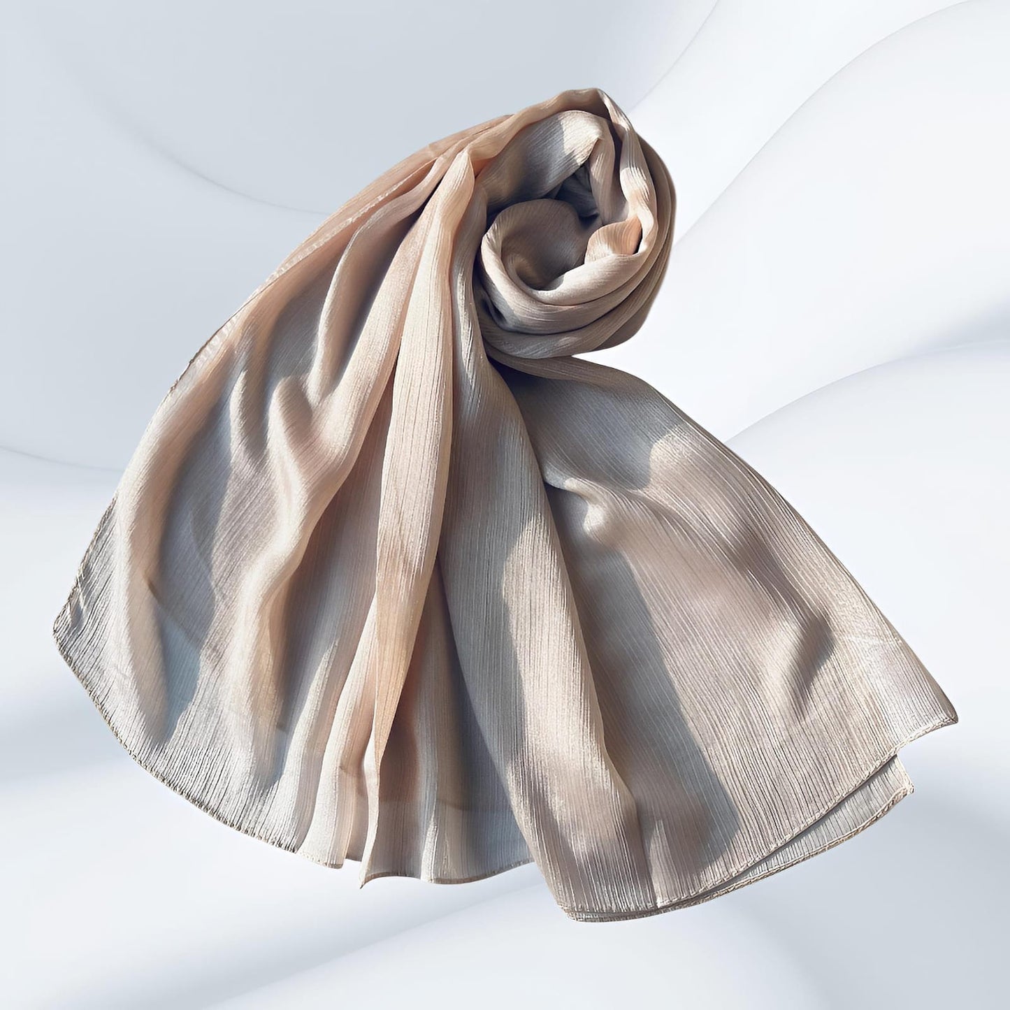 Blonde - Crinkle Silk Hijabs