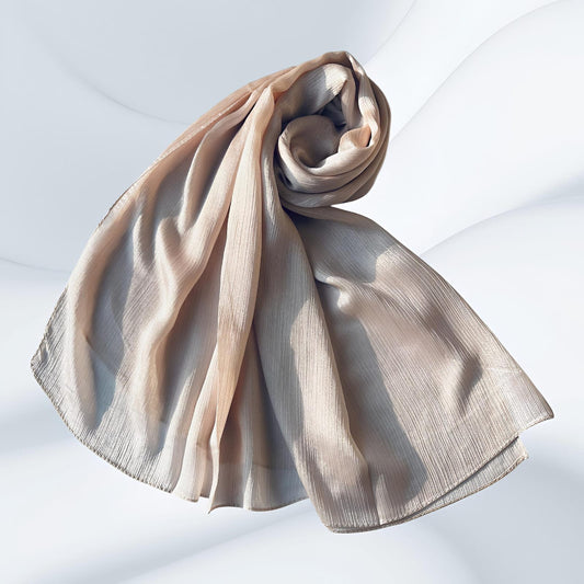 Blonde - Crinkle Silk Hijabs