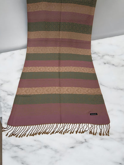 Turkish Rose Damask Pashmina Hijab