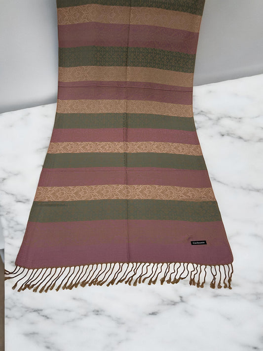 Turkish Rose Damask Pashmina Hijab