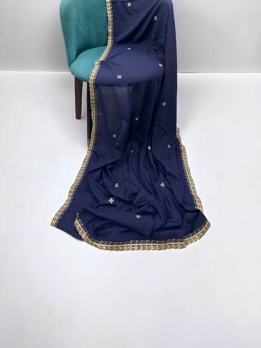 Navy Beige Shaal