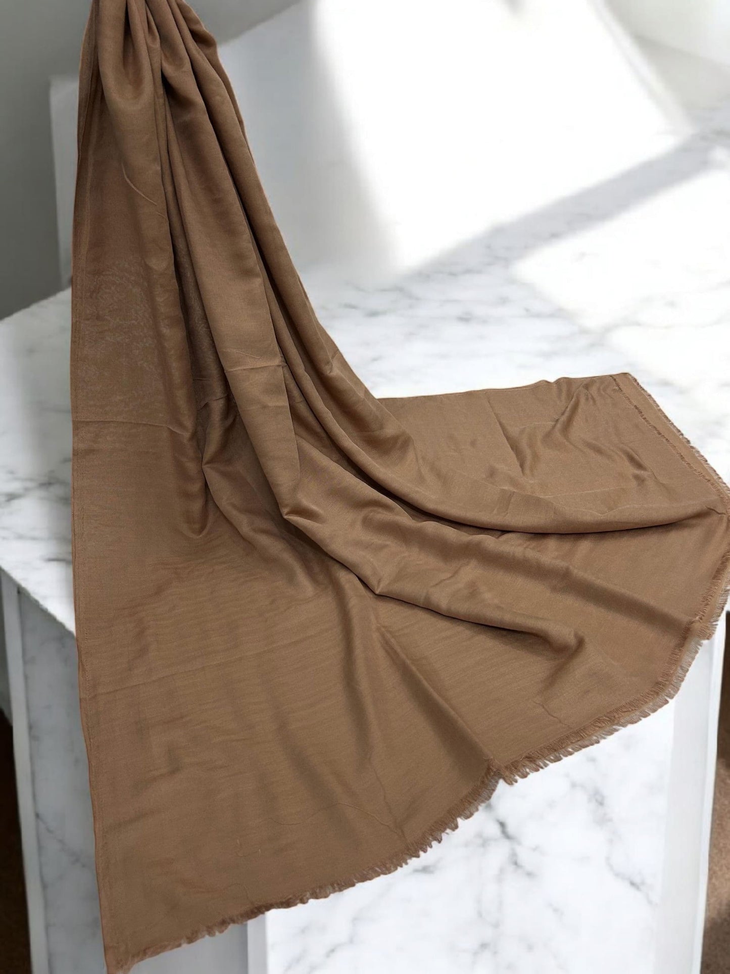 Camel Brown - Solid Modal Hijab