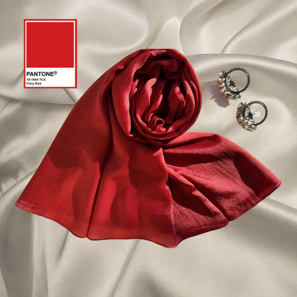 Crinkle Silk Hijabs