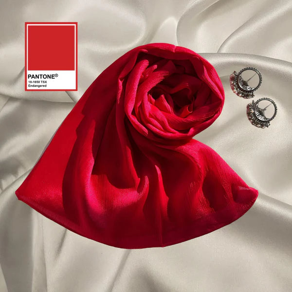 Crinkle Silk Hijabs