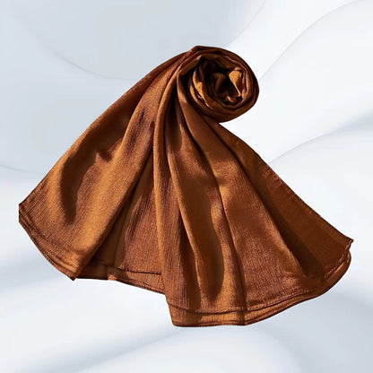 Crinkle Silk Hijabs