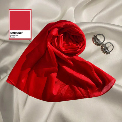 Crinkle Silk Hijabs