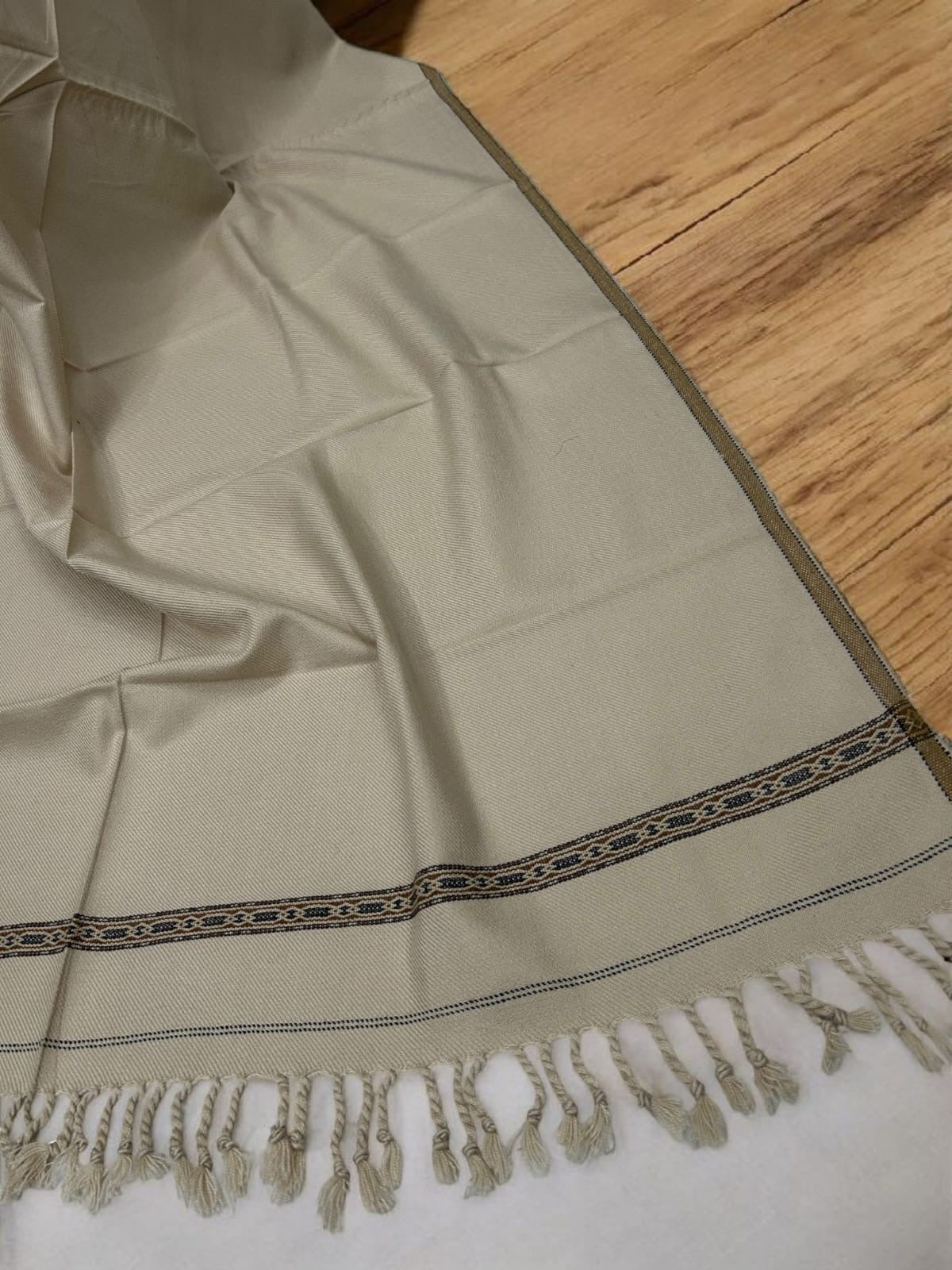 Men’s Winter Shawl - Latte Brown