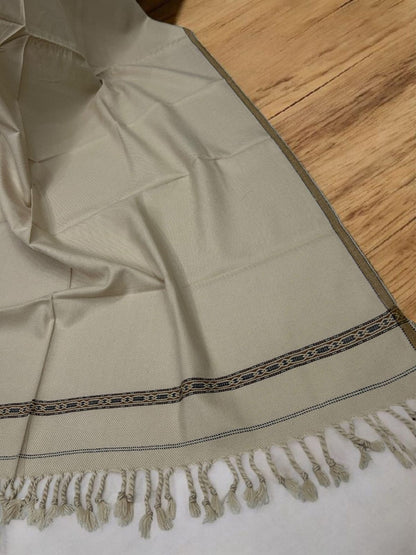 Men’s Winter Shawl - Latte Brown