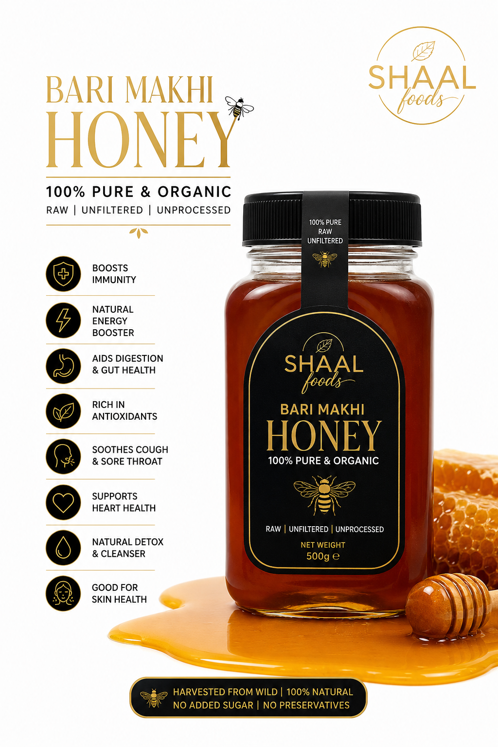 Pure Honey Berry (Bari Makhi Ka Shehad)