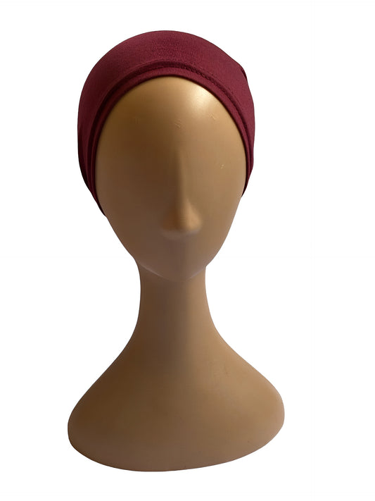 Maroon - Hijab Cap