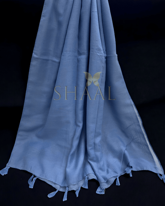 Azure Blue - Lawn Tassel Hijab