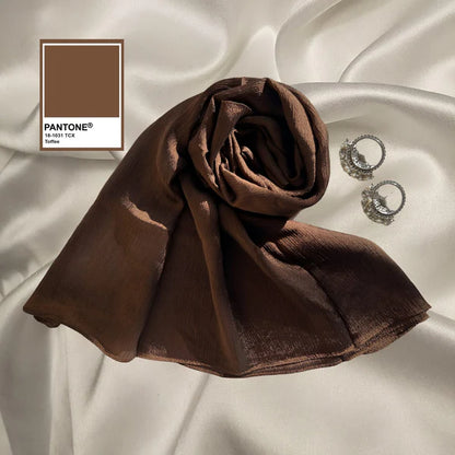 Crinkle Silk Hijabs