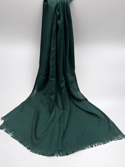 Dark Jungle Green - Extra Large Turkish Lawn Hijab