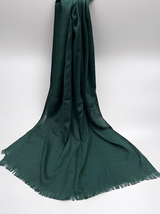 Dark Jungle Green - Extra Large Turkish Lawn Hijab