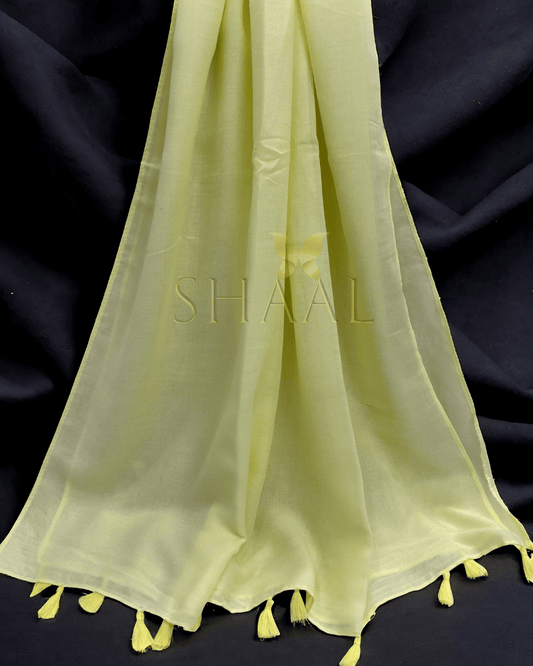 Lemon - Lawn Tassel Hijab