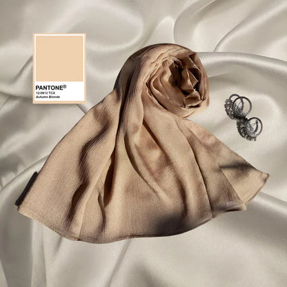 Crinkle Silk Hijabs