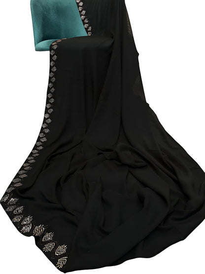 Black Wavy Sparkle Shaal