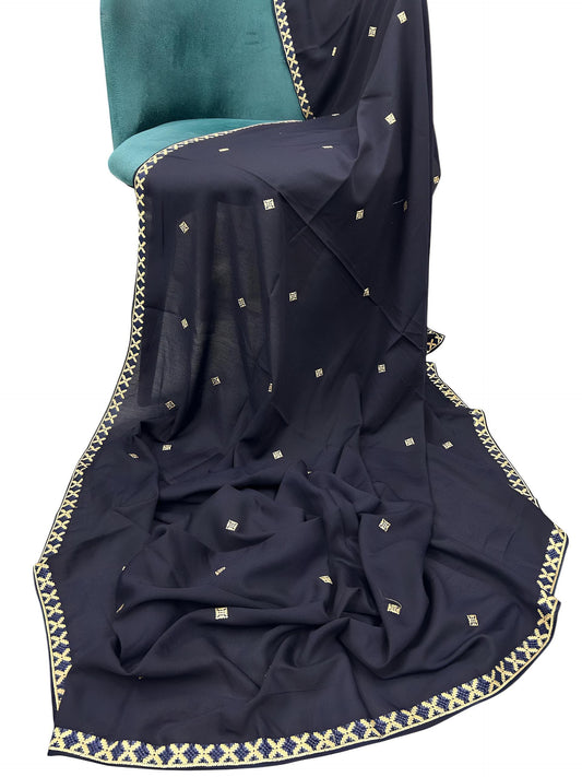 Navy Cross Border Shaal