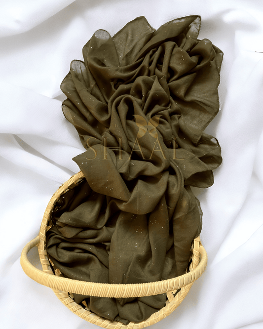 Olive Green - Moonlight Fancy Hijab