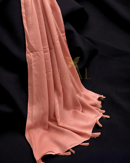 Coral Pink - Lawn Tassel Hijab