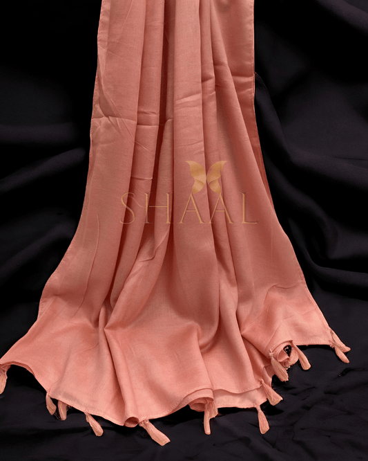 Coral Pink - Lawn Tassel Hijab