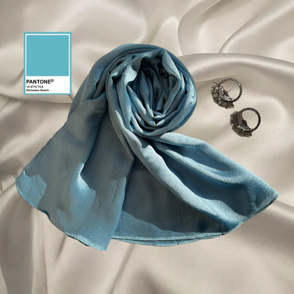 Crinkle Silk Hijabs