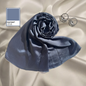 Country Blue - Crinkle Silk Hijabs