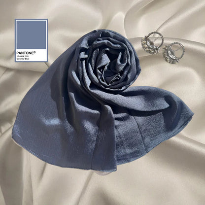 Crinkle Silk Hijabs