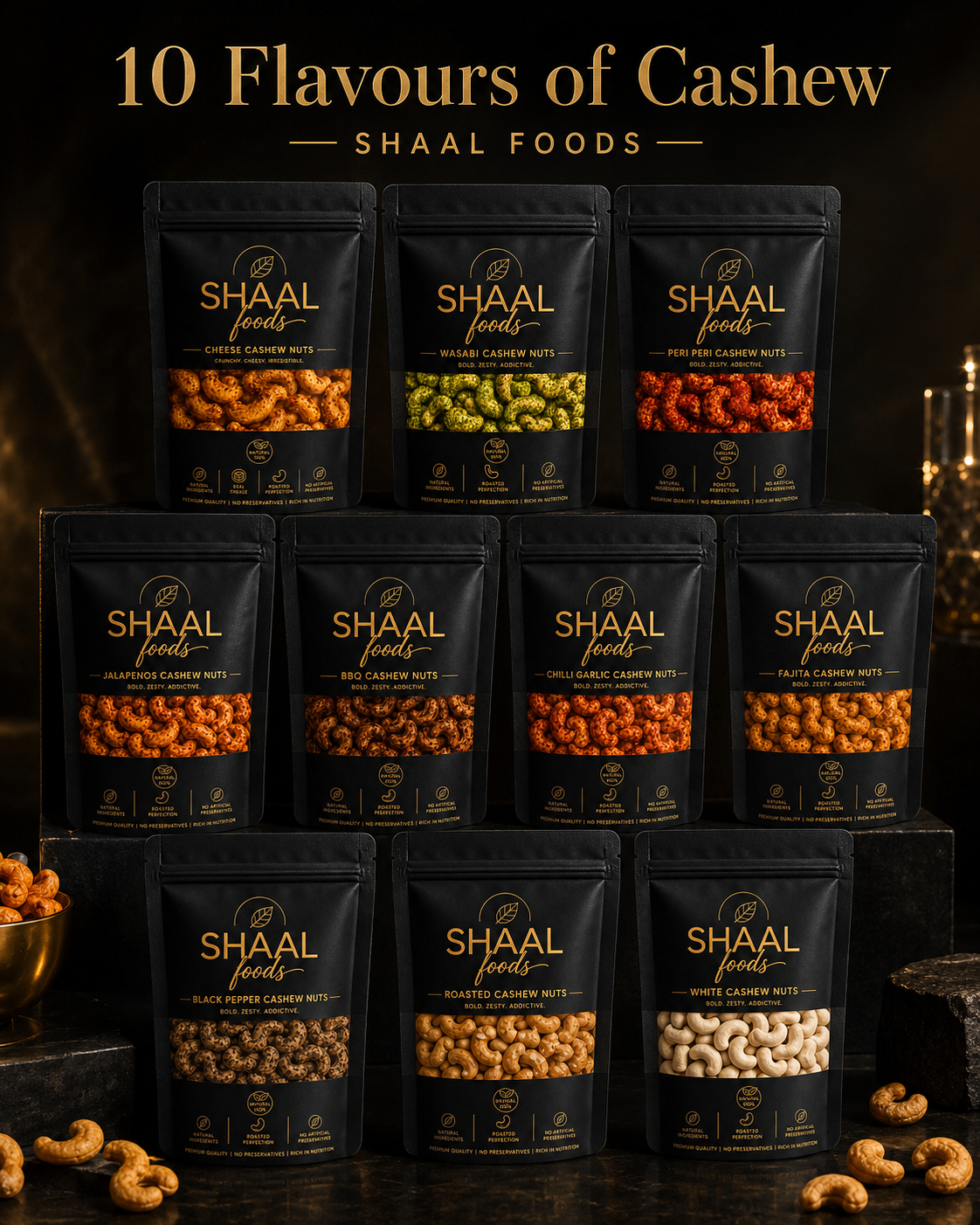 Cashews Bundle Deal (10 in 1)