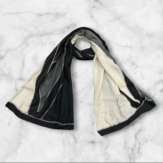 Green Diamonds Printed Modal Hijab