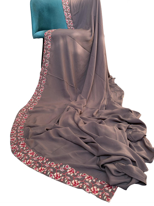 Luxury Grape Purple Korean Shaal
