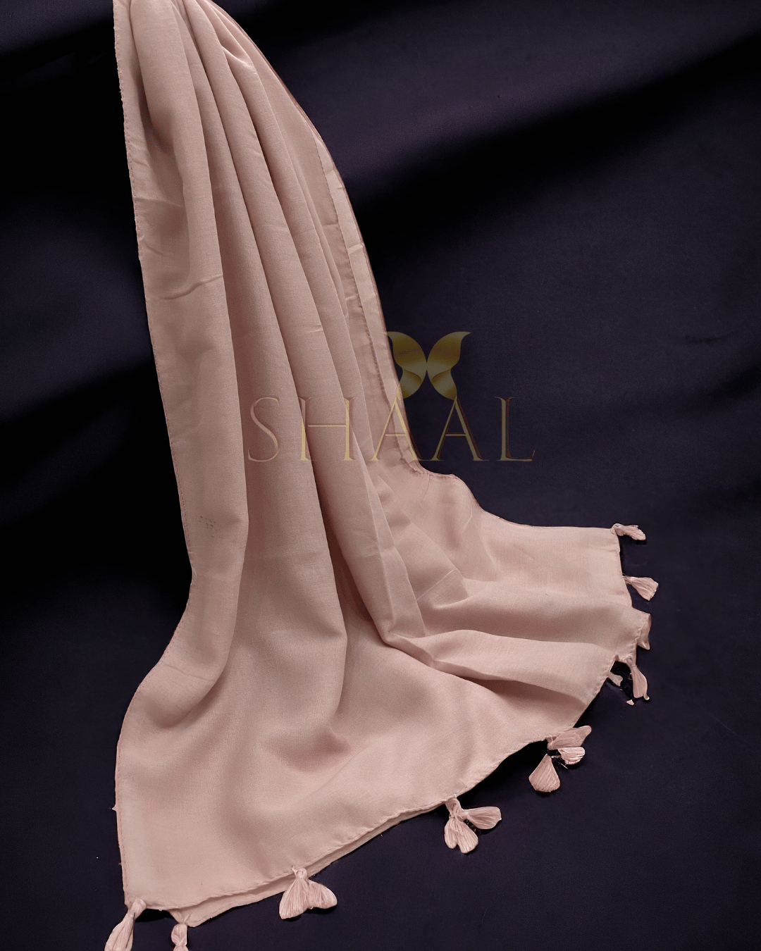 Dusty Pink - Lawn Tassel Hijab