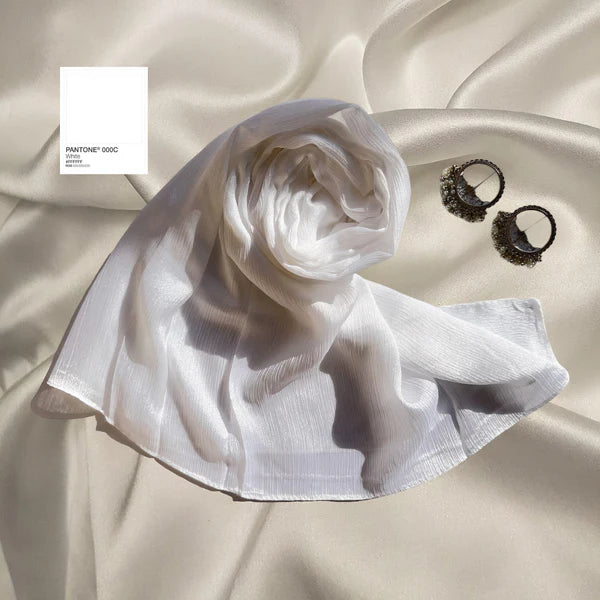 Crinkle Silk Hijabs