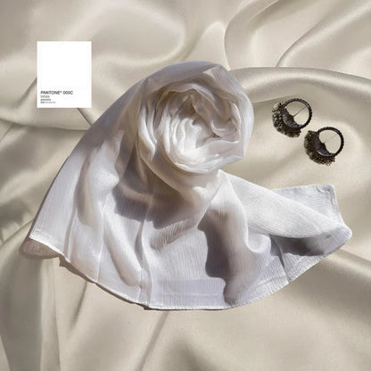 Crinkle Silk Hijabs