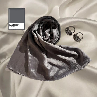 Crinkle Silk Hijabs