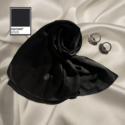 Crinkle Silk Hijabs