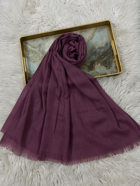 Plum - Turkish Lawn Hijab