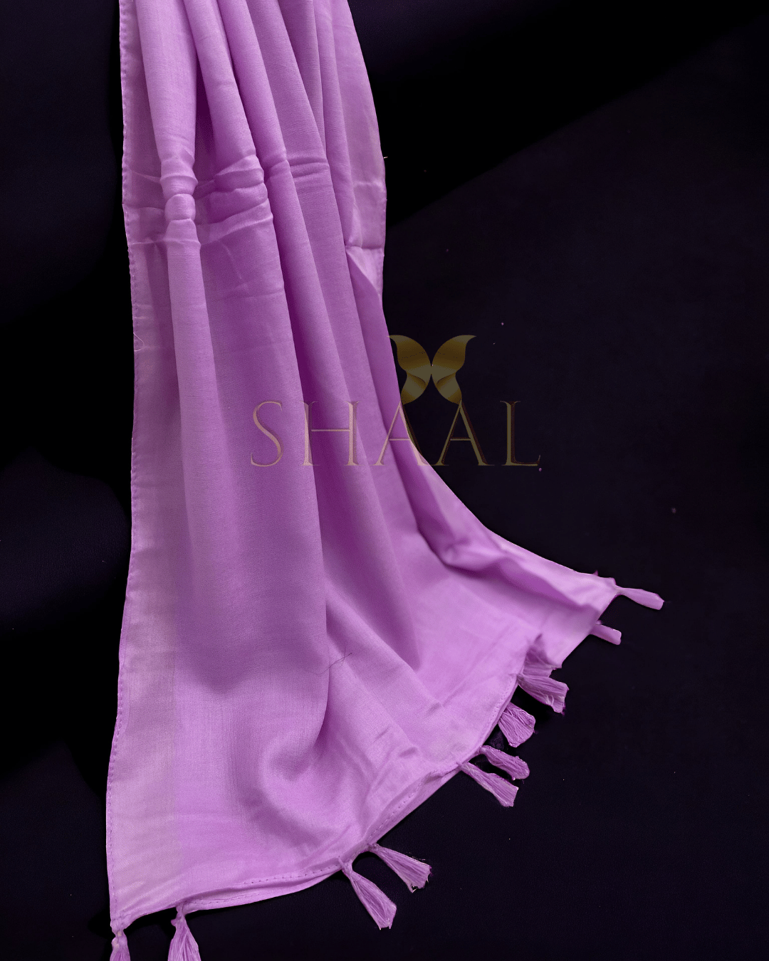 Rich Lilac - Lawn Tassel Hijab