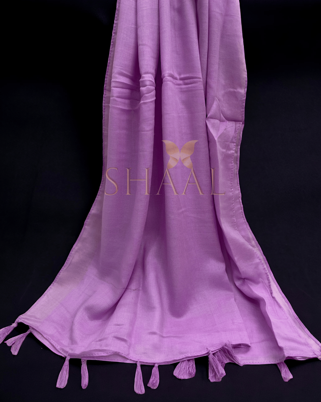 Rich Lilac - Lawn Tassel Hijab