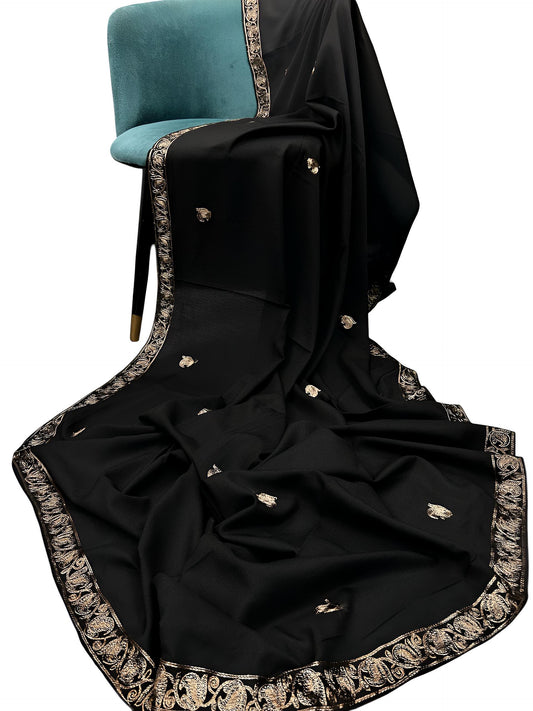 Black Tulip Border Shaal