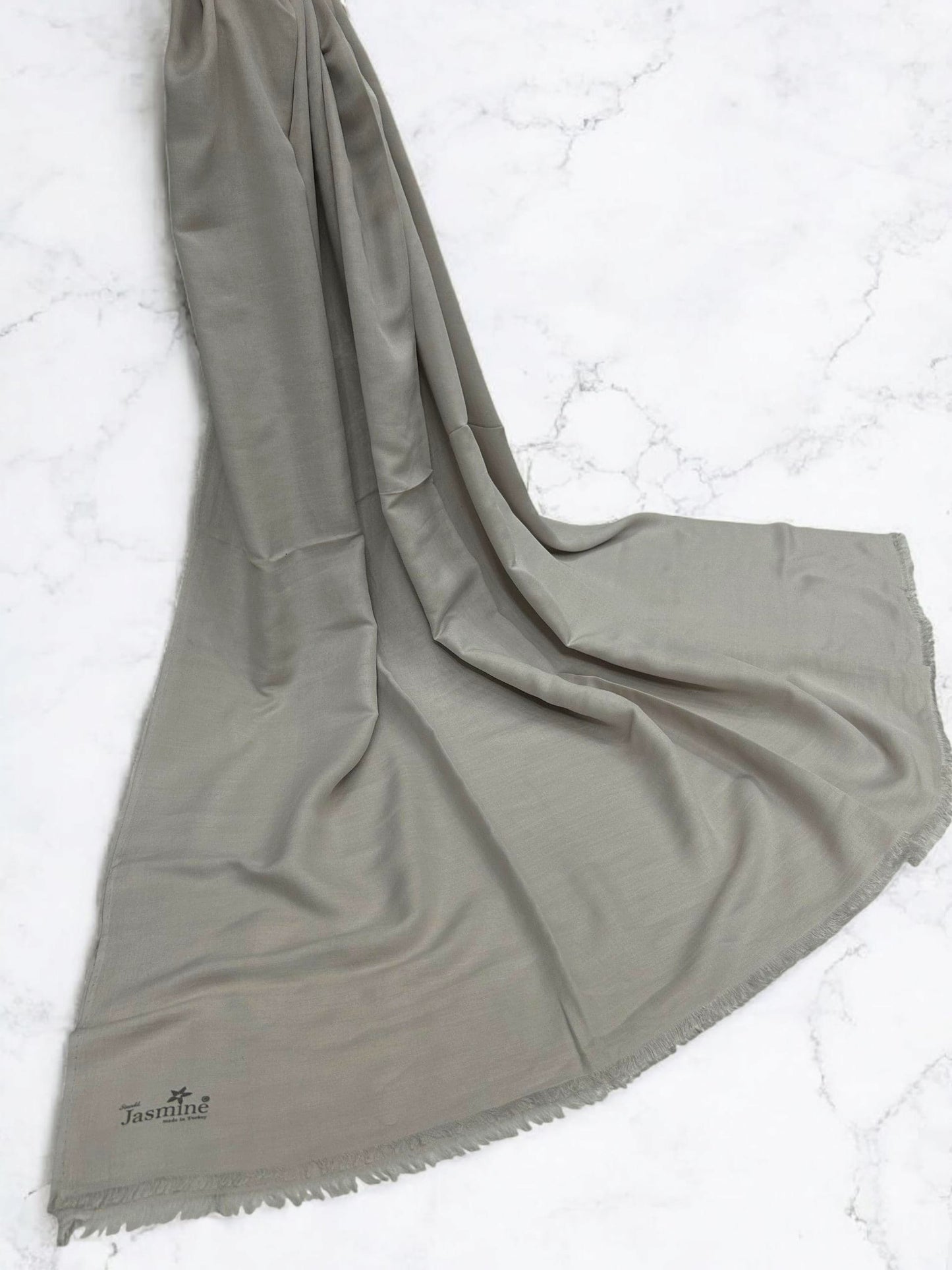 Silver - Solid Modal Hijab