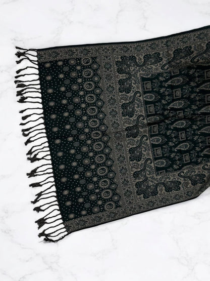 Emerald Fawn Dotted Dual Tone Pashmina Hijab