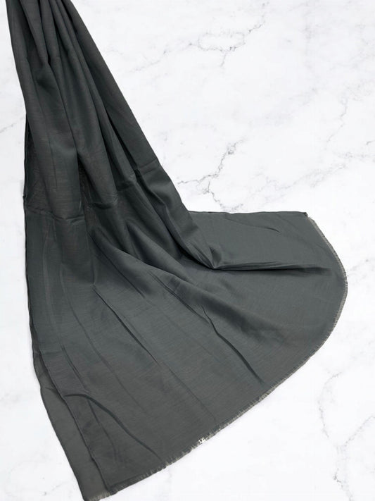 Iron Grey - Solid Modal Hijab