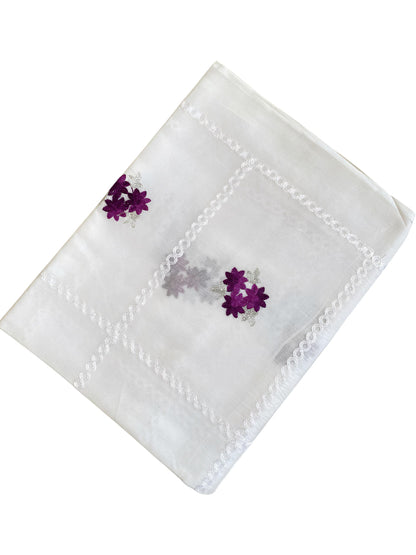 Pansy Handembroidered Lawn Dupatta