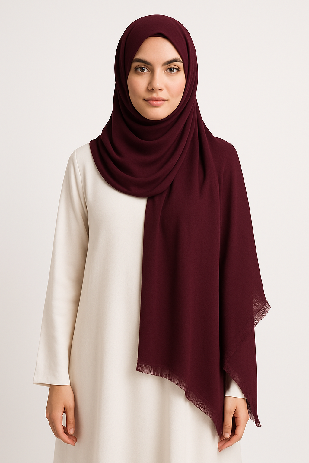 Rosewood - Extra Large Turkish Lawn Hijab