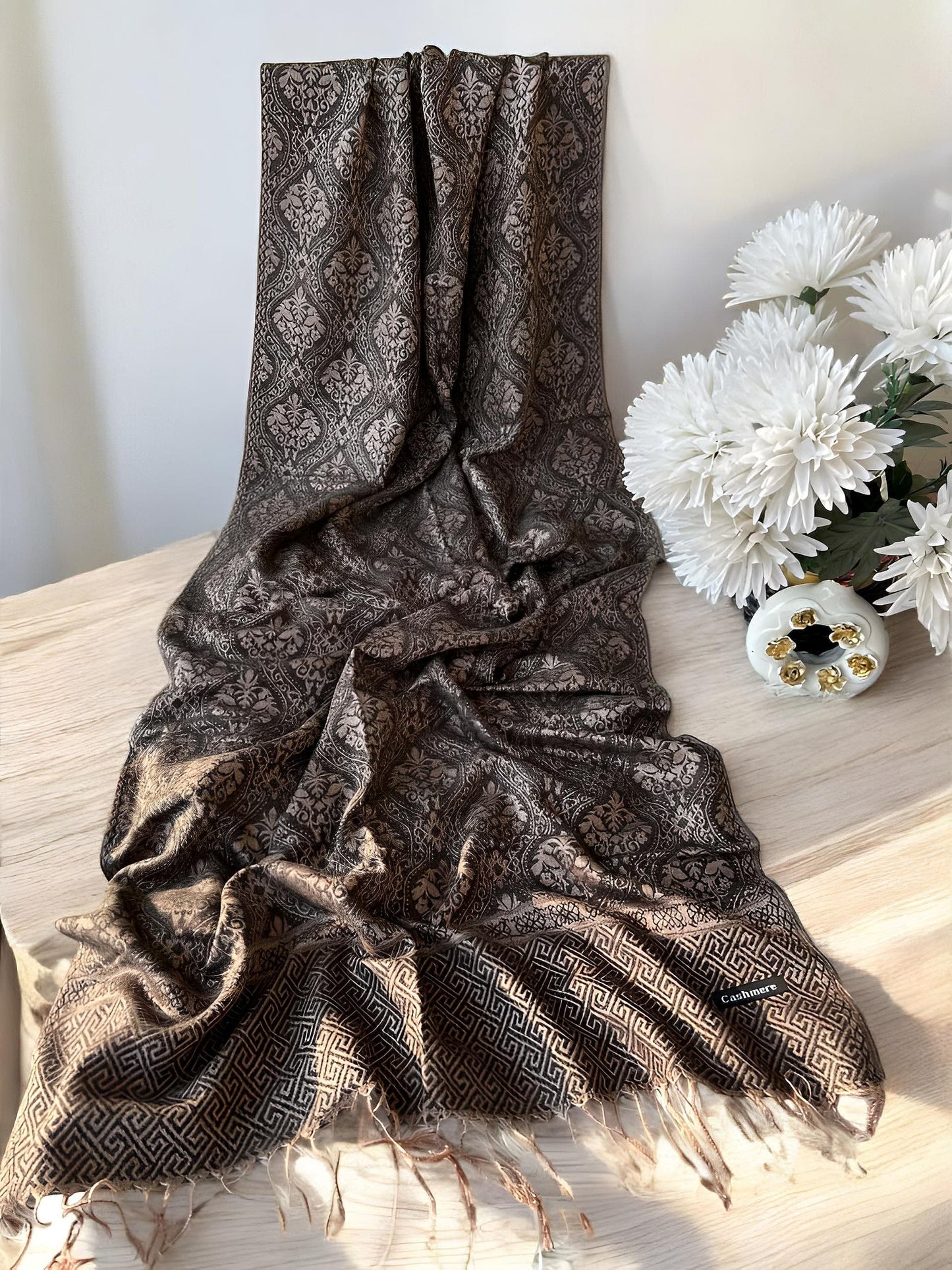Cocoa Brown Pashmina Hijab Shaal
