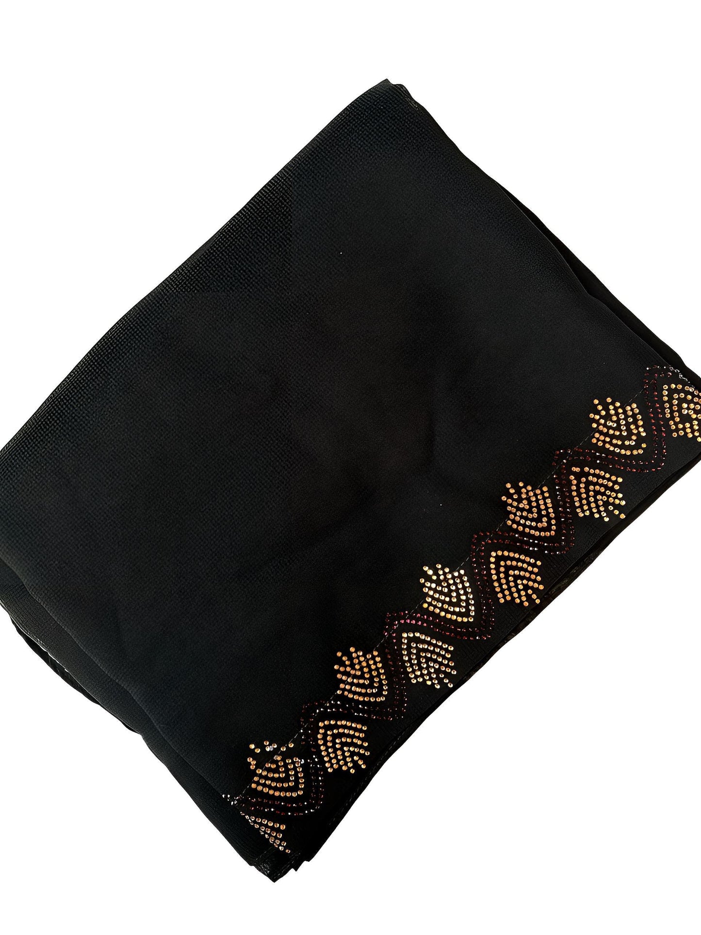 Black Wavy Sparkle Shaal