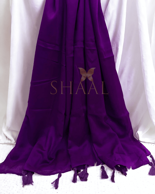 Ultra Violet- Lawn Tassel Hijab